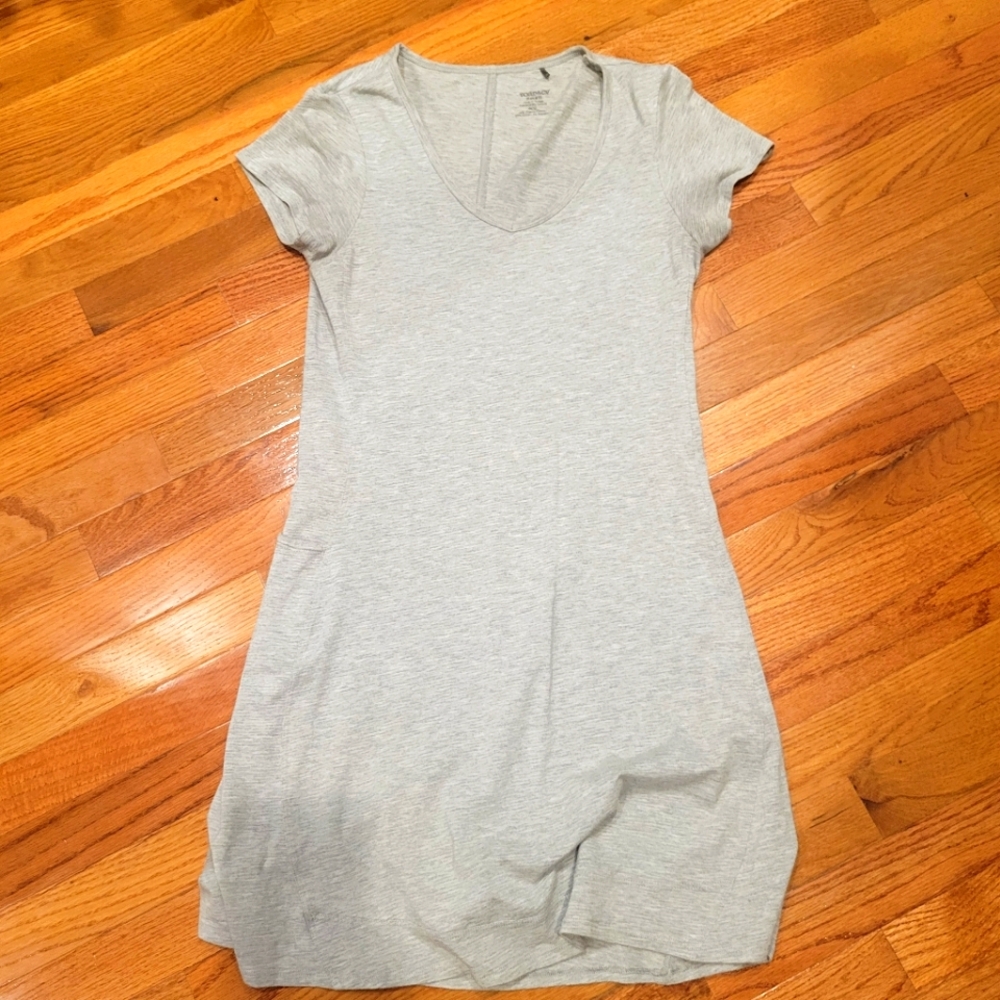 Toad & Co Gray Women's Dress, Small